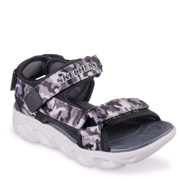 Skechers Other - Skechers S Lights Hypno-Splash Sun Sandal (Size 11) Toddler in Grey Black Camo